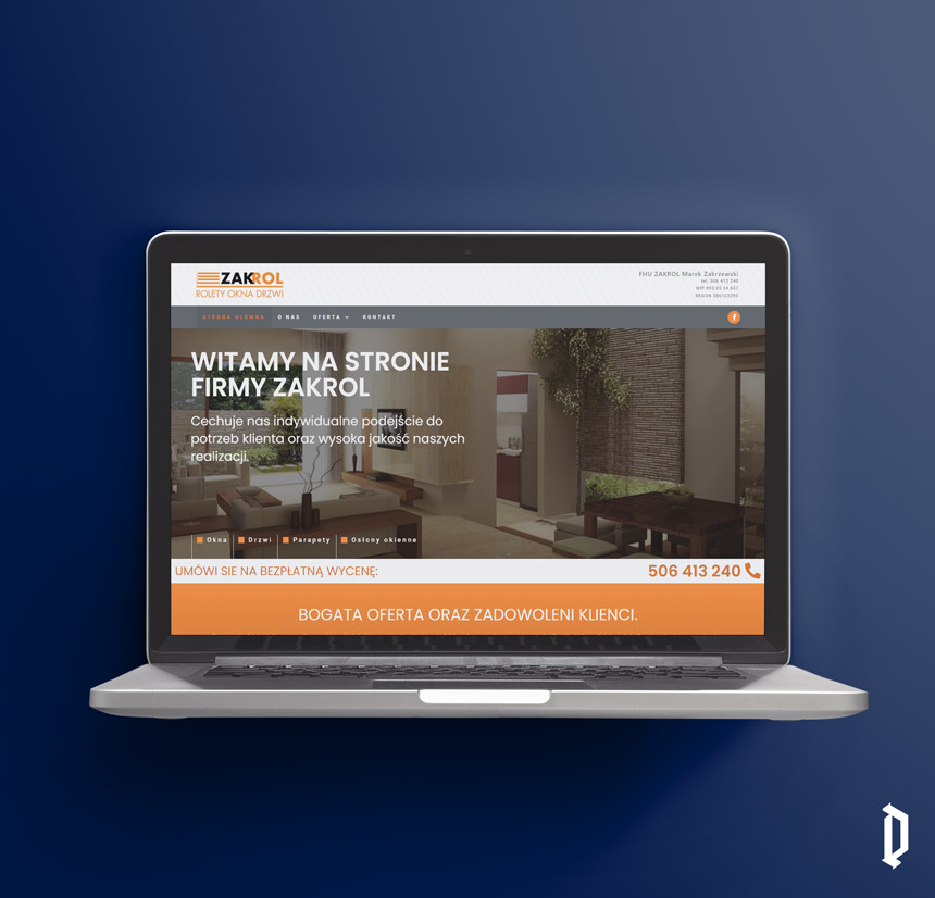 ZAKROL — mockup laptop