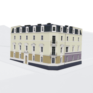 Modelowanie 3D kamienicy przy ul. Kaczkowskiego 19 w Tarnowie